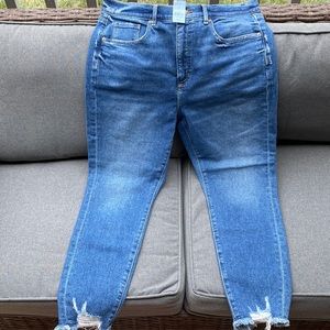 LOFT Womens High Rise Skinny Ankle Jeans